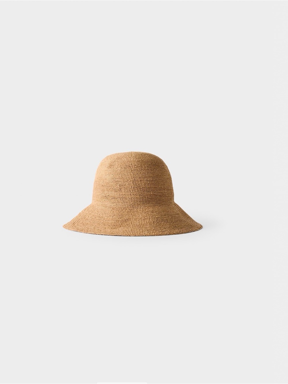 NWOT Aritzia, packable handmade sunbeam rafia short-brim straw hat, Medium - Picture 3 of 9